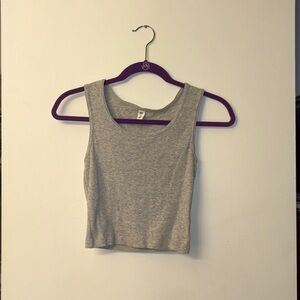 BP Gray Cropped Tank